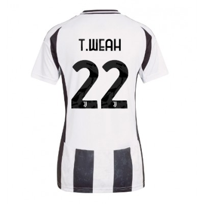 Dres Juventus Timothy Weah #22 Domaci za Žensko 2024-25 Kratak Rukav Dres Juventus Timothy Weah #22 Domaci za Žensko 2024-25 Kratak Rukav